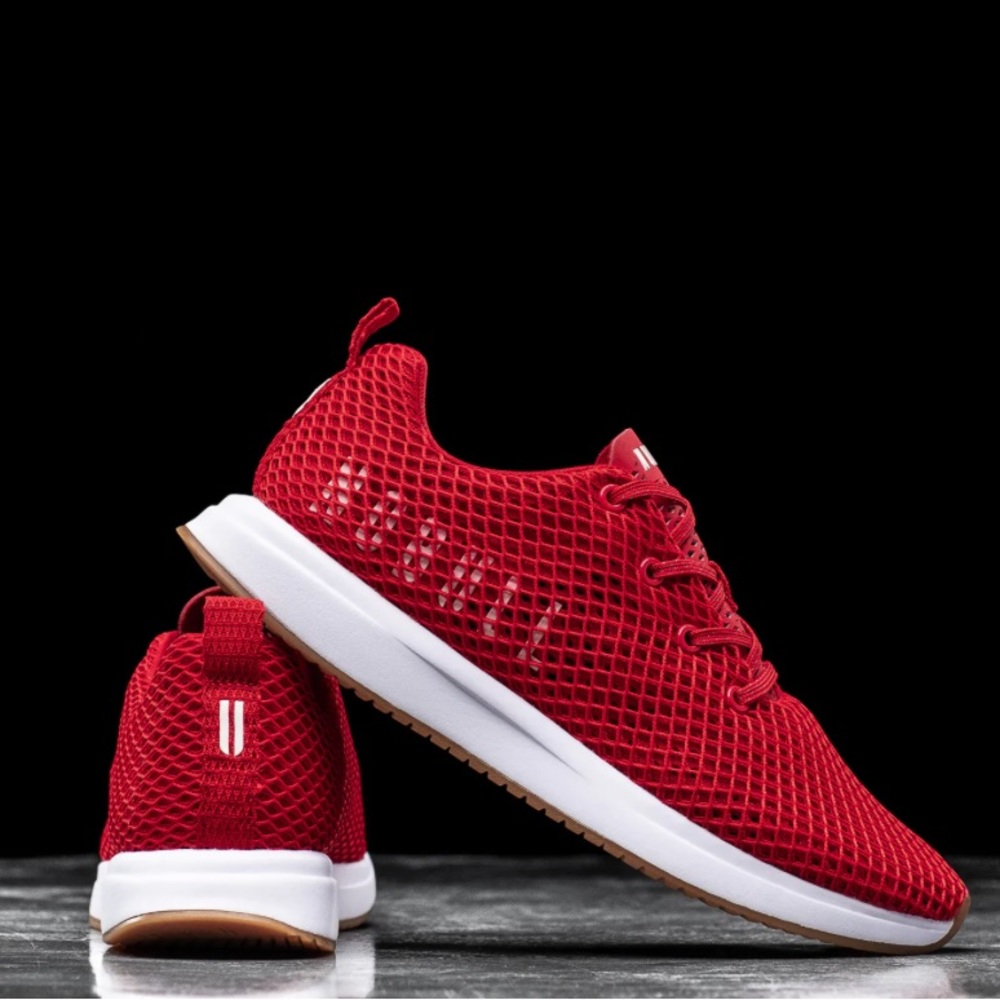 NOBULL Red Mesh Runner Size 8